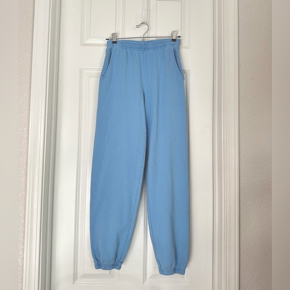 Sporty & Rich Sweatpants in blue (no logo), size XS NWOT - Picture 5 of 9